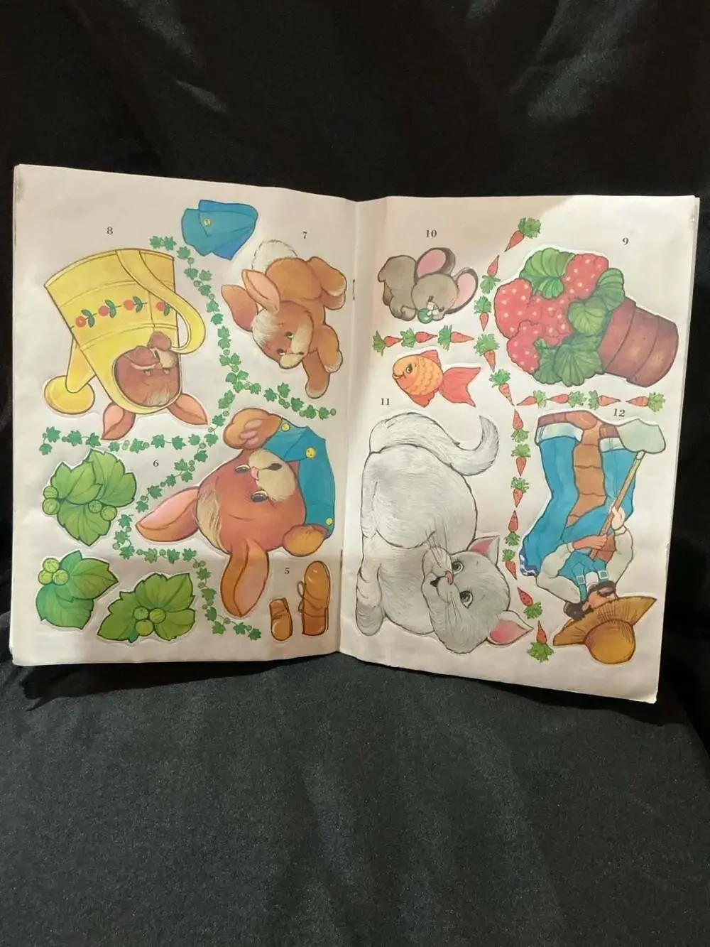 Golden Books The Tale of Peter Rabbit Sticker Fun Book Vintage 1981